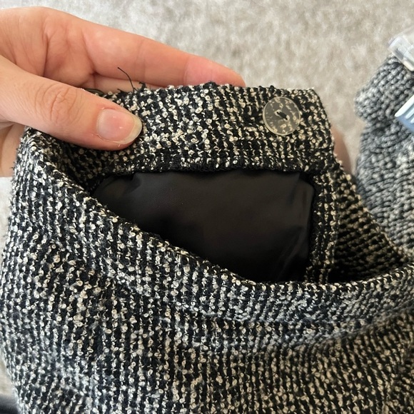 Vintage Liz Claiborne Gray, White & Black Speckled Pencil Skirt Womens Size 8 - Picture 11 of 12